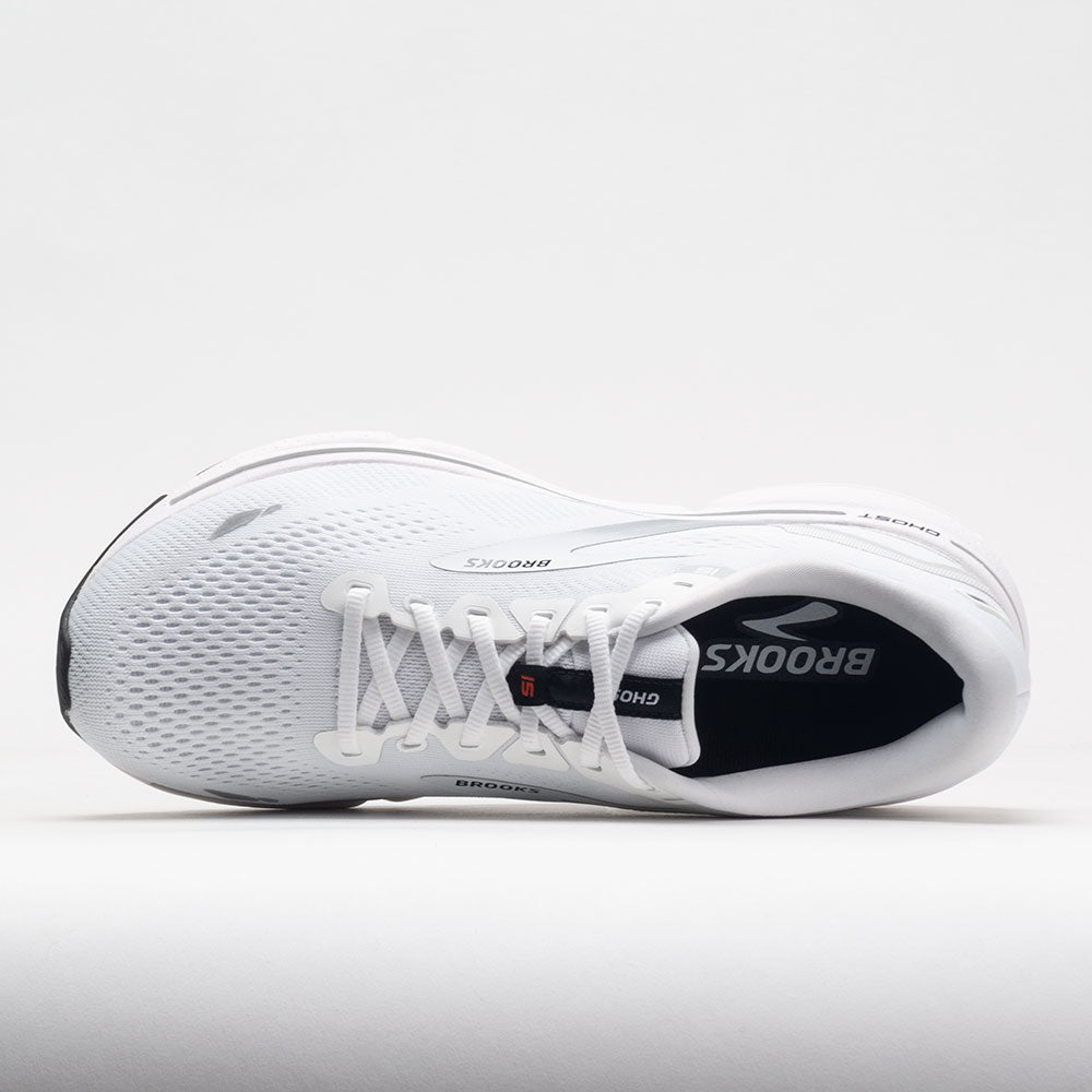 Brooks Ghost 15 Men's  White/Black/Flame