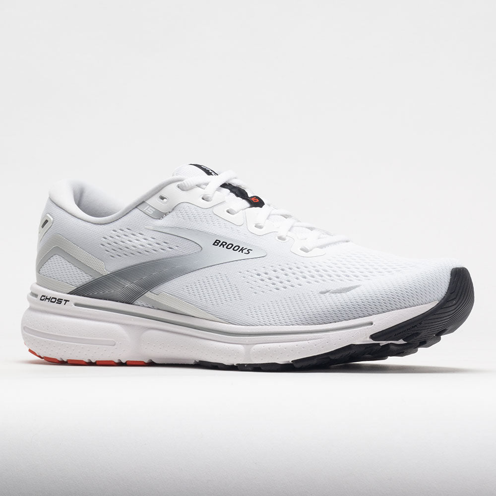 Brooks Ghost 15 Men's  White/Black/Flame