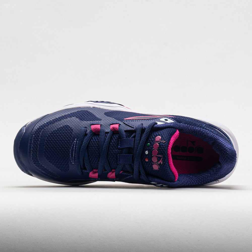 Diadora Trofeo 2 Pickleball Women's  Blueprint/Pink Yarrow/White