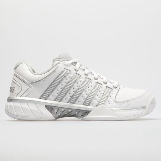 K-Swiss Hypercourt Express Leather Women's  White/Silver/Glacier Gray