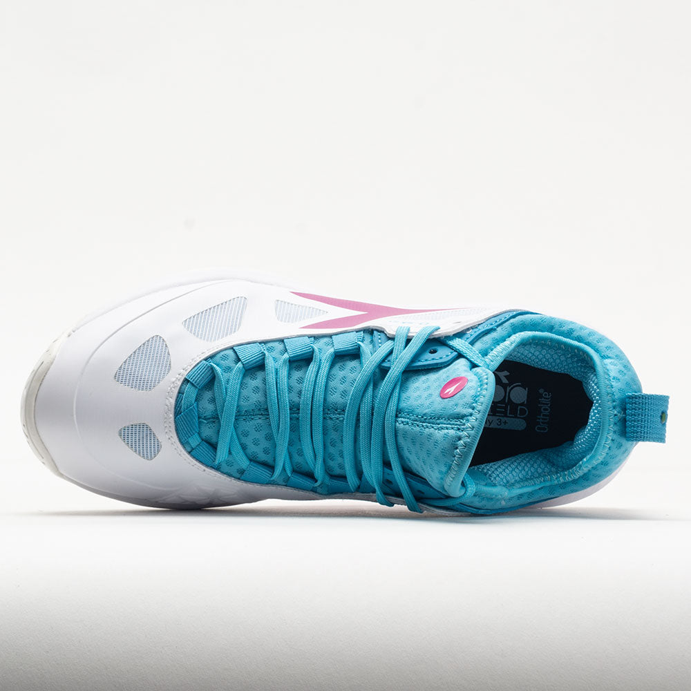 Diadora Speed Blushield Fly 3+ AG Women's  White/Aquarius/ Rhodamine