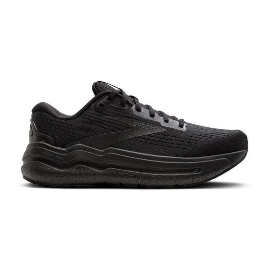 Men's Brooks Ghost Max 2, Black/Black/Ebony, 10 2E Wide