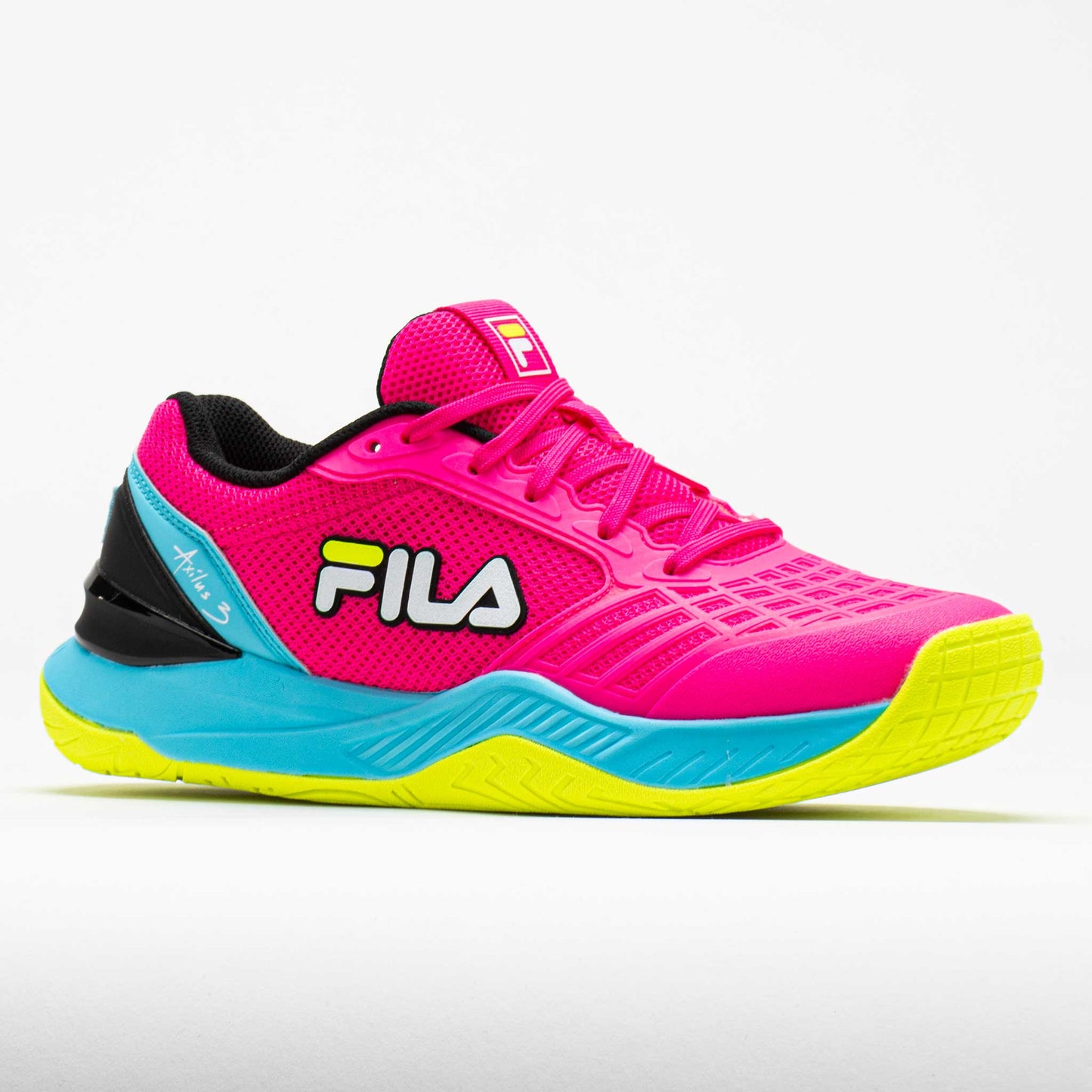 Fila Axilus 3 Energized Women's  Pink Glo/Bluefish/Safety Yellow