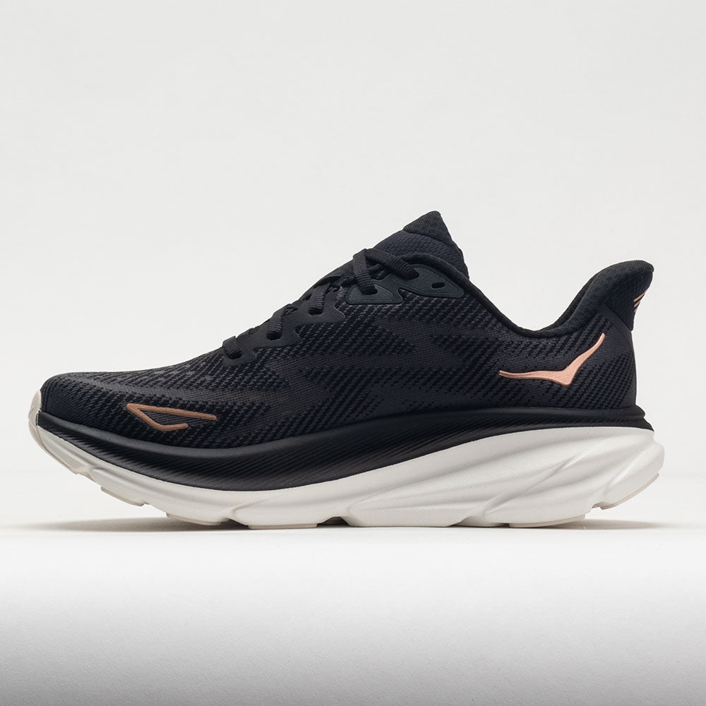 HOKA Clifton 9 Women's  Black/Rose Gold