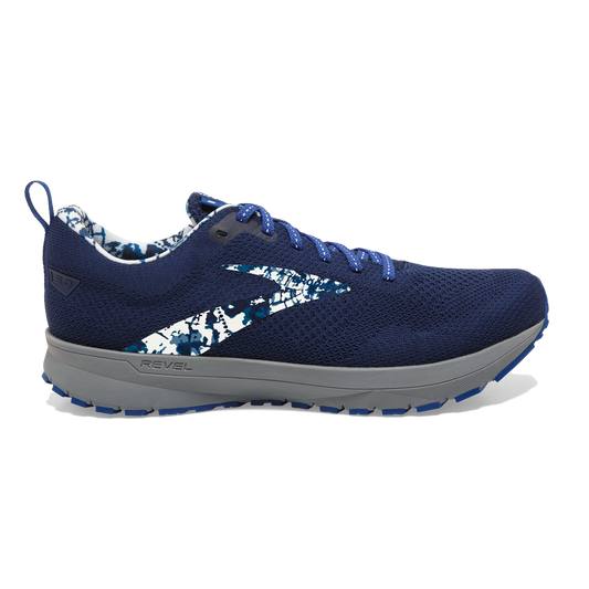 Men's Brooks Revel 5, Pageant Blue/True Blue/White, 12 D Medium