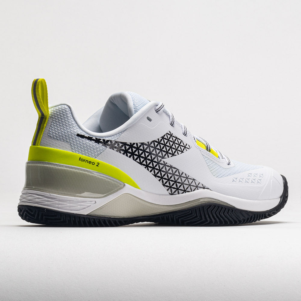 Diadora Blushield Torneo 2 Clay Women's  White/Black/Evening Primros