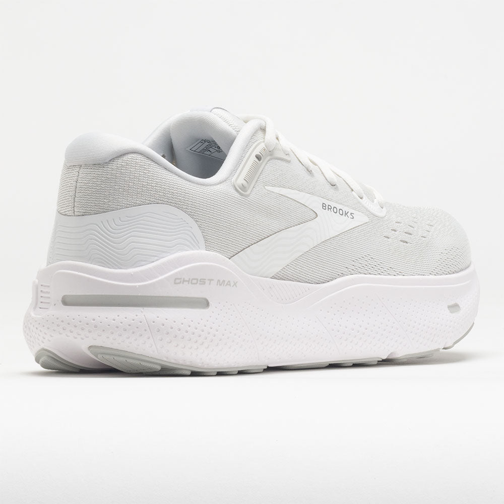 Brooks Ghost Max Men's  White/Oyster/Metallic Silver